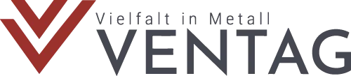 Logo der VENTAG AG - Vielfalt in Metall